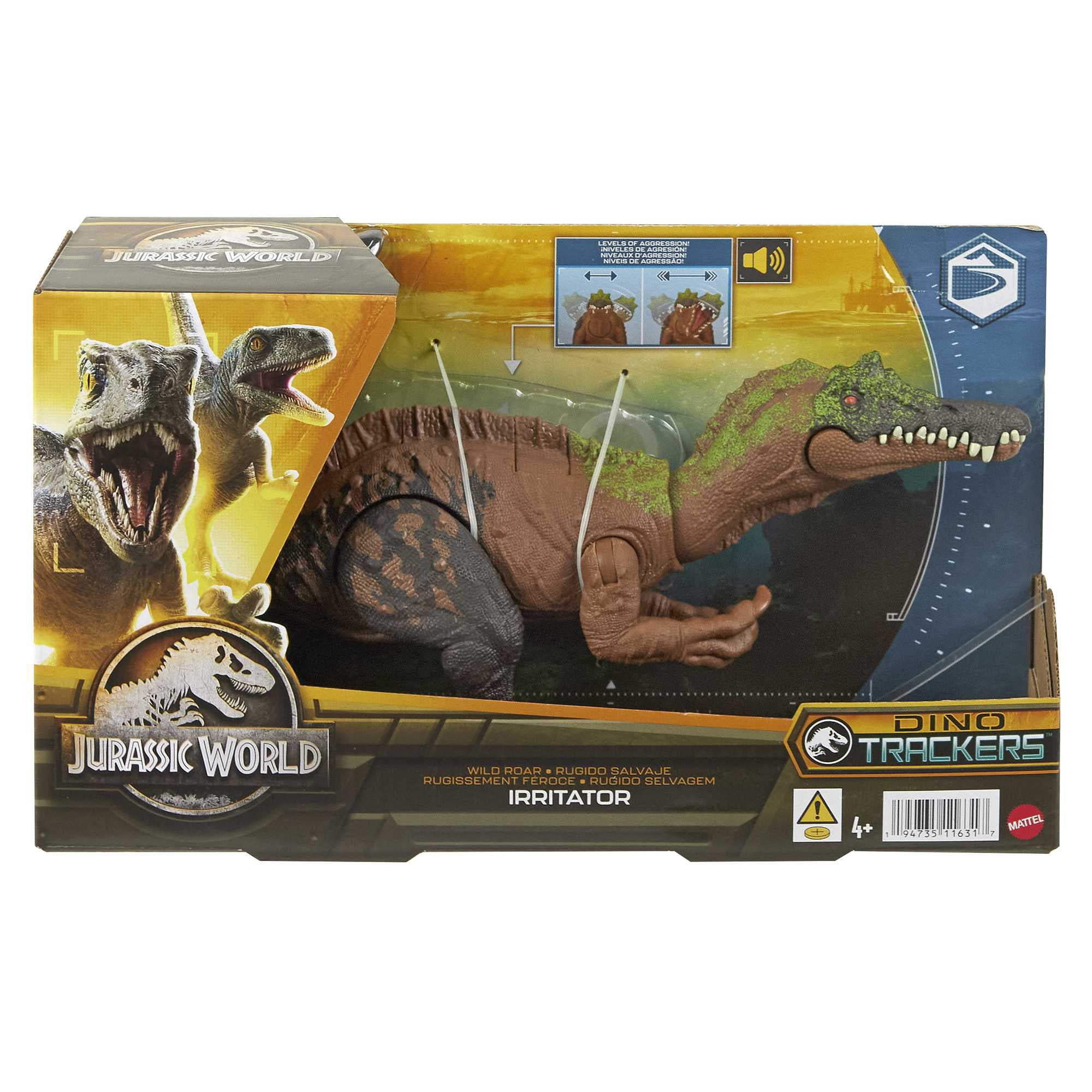 Jurassic World Wild Roar Irritator Dinosaur Toy Figure with Sound