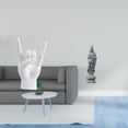 thumbnail image 2 of Estatua de gesto de mano de roca, artesanía con gesto de mano, escultura creativa de dedos para decoración de apartamento, dormitorio, restaurante,, 2 of 8