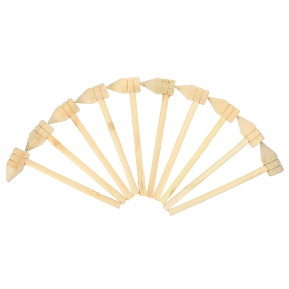 Zehuanyu  10 Pcs Chips Small Wooden Hammer Hands-on Ability Tools Child