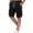 Black&02#0423A, variant on Mens Cargo Short Elastic Waist Men Shorts Athletic Big and Tall Lightweight Sports Hiking Men Bermuda Shorts with Pockets Black S