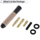 thumbnail image 5 of Ofertas Únicas 1 Juego de Antena de Señal Universal para Coche 4.72" Antena de Brillo con Acabado Pulido para Decoración Material de Aleación de Aluminio Champagne 3.15", 5 of 6