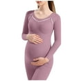 thumbnail image 2 of hengsof Women's Maternity Long Sleeve Tops Tummy Control Casual Wear Suitable for Daily Wear for Pregnant Women, 2 of 7