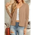 thumbnail image 2 of Zeagoo Women's Lightweight Cardigans Casual Long Sleeve V-Neck Button Print Sweaters Open Front Outerwear, 2 of 6