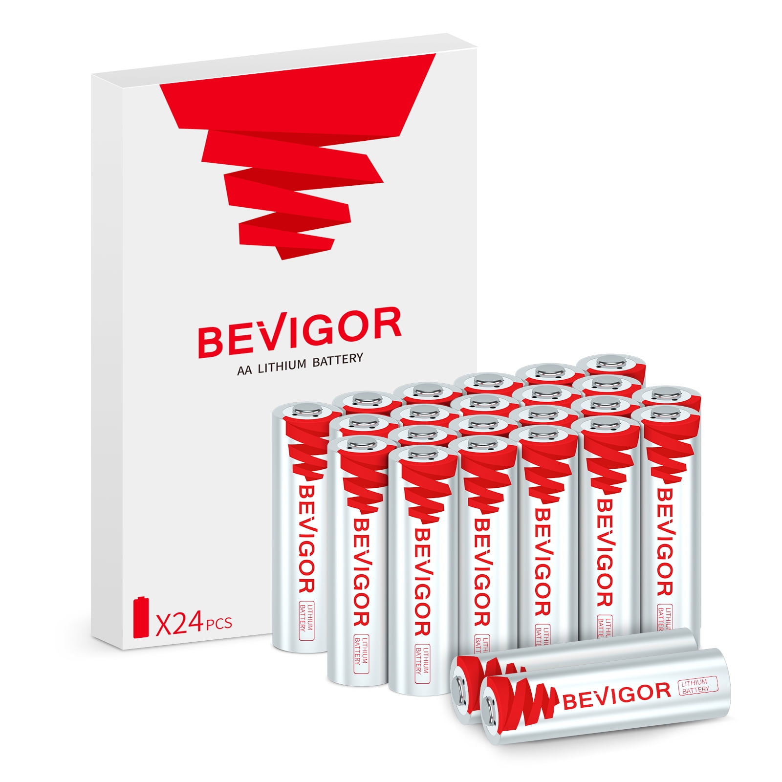 Bevigor AA Battery, Lithium Batteries AA, Double A Battery, 24 Pack 1