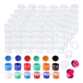 thumbnail image 3 of 200 Tiras 1200 Botes Tiras de Pintura Vacías de Pintura Contenedores de Almacenamiento de Plástico Transparente Suministros para Manualidades de Pintura (3 Ml/ 0,1 Oz), 3 of 8