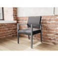 thumbnail image 3 of Pemberly Row Waiting Reception Guest Chair Wood Frame in Black, 3 of 5