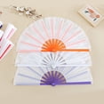 thumbnail image 4 of RUISINERY Traditional Hand Fan Foldable For Weddings Dance Performances Home Decoration Handheld Fan, 4 of 7