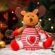 thumbnail image 4 of Xihbxyly Artículos En Liquidación Por Menos de 5 Dólares Muñeco de Nieve Navideño Papá Noel Reno Bolsa de Manzanas Navideñas Bolsa de Peluche de Fruta de Fructosa Segura para Nochebuena Bolsa de Terc, 4 of 6