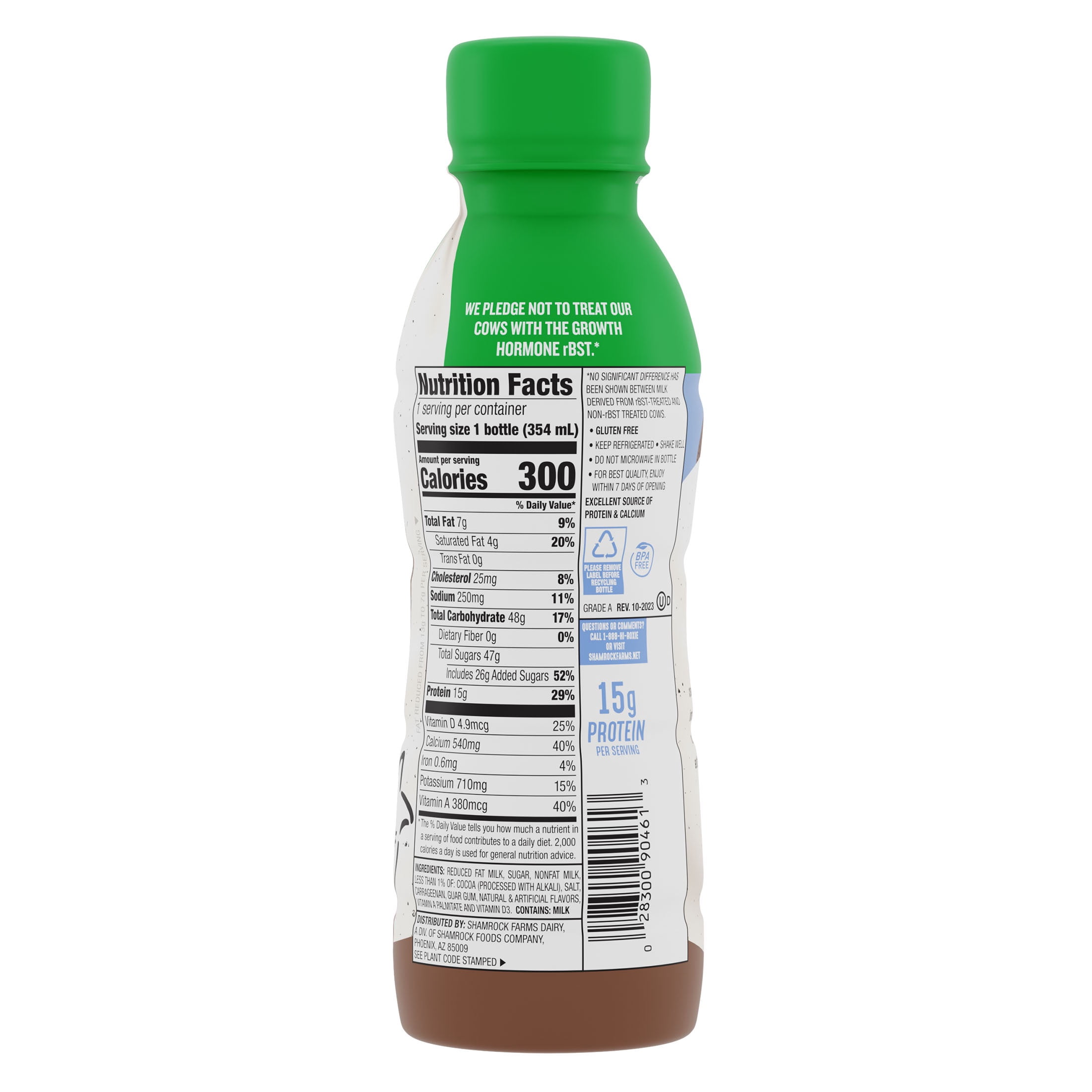 Shamrock 2% Cookies & Cream Milk, 12 FL OZ