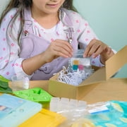 Kiss Naturals: Glycerin Soap Kit - Make 16 Soaps, DIY Kids Beauty, Organic Ingredients, Natural Fragrances, Mica-Based Colors, STEM Activity, Ages 6+