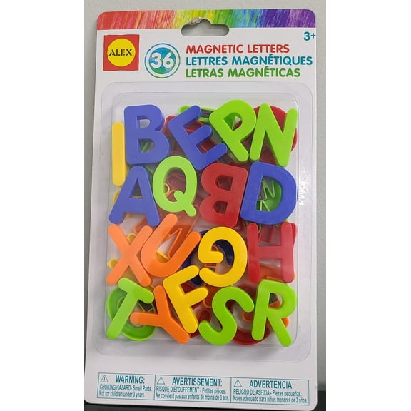 Alex Magnetic Letters Alphabets 36 pieces Kids Craft & Activity Christmas Gift