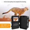 thumbnail image 1 of Mini Trail Camera, 16MP 1080P IP65 Plastic Outdoor Hunting Trail Camera Waterproof Infrared Night Vision 0.3s, 1 of 8