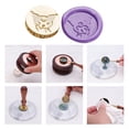 thumbnail image 2 of Cabeza De Sello Serie de animales pequeños Kuromi, cabeza de sello de sellado, suministros para manualidades DIY de cobre redondo Wdftyju Libre de BPA, 2 of 6