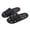 Black, variant on Tejiojio Indoor House Slippers Clearance Women Men Slippers Home Couple Shoes Outside Soft Soled Slippers