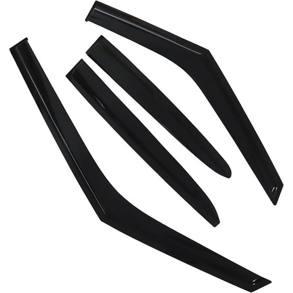 EPOTOOR Window Visors Rain Guards Deflectors - 4-Pack Side Window Deflector Vent Shade for Car Windows Tape-On Outside Mount Acrylic Sun Rain Guard Replacement for Veloster 2011-2017