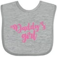 thumbnail image 3 of Inktastic Valentine's Day Daddy's Girl Girls Baby Bib, 3 of 4