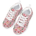 thumbnail image 3 of Pzuqiu Pink Girls Running Shoes Cute Xmas Puppy Dog Pattern Kids Sneakers for Walking Sport Tennis Shoes Laces Up,Christmas Gift,Size 5, 3 of 5