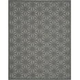 thumbnail image 3 of Nourison Palamos Indoor/outdoor Contemporary Dark Grey Area Rug, 3 of 10