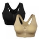 thumbnail image 1 of Sujetador deportivo sin costuras Lorddream con cremallera frontal para mujer (paquete de 2, tallas M-4XL), 1 of 8