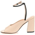 thumbnail image 2 of Journee Womens Calypso Buckle Ankle Strap Block Heel Sandals, 2 of 8