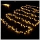 thumbnail image 4 of 100 m 600 LED luces de cadena carnaval boda al aire libre jardín interior ¿Iluminación? ¿blanco cálido? Ormromra BST3054407, 4 of 5