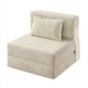 thumbnail image 1 of QinaQin Sofá cama plegable 4 en 1 convertible, sillón y loveseat con cojín, diseño ahorrador de espacio para sala, recámara o cuarto de visitas, 1 of 7