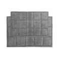 thumbnail image 1 of Pure Bath Garland 2pc Bath Rug Set Bedding, Gray, 1 of 1