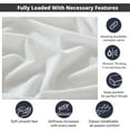 thumbnail image 2 of Waterproof Mattress Protector, Luxury Bamboo Terry Bed Mattress Cover, Deep Pocket Fits Mattresses Up to 21 inch - Queen, 2 of 7