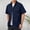 Blue, variant on Shirt Jacket for Men Summer Casual Short Sleeve Button Down Collared Relaxed Fit Lightweight Work Shirts