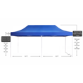 thumbnail image 4 of American Phoenix 10x20 ft Blue Pop up Canopy Tents Commercial Fair Shelter, 4 of 5