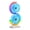 Blue, variant on Sktrjpolfis Double Head Desktop Fan, Circulating Oscillating Fan with RGB Ambient Light, 1800mAh, Silent, USB Rechargeable, for Office Bedroom Use