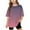 Purple, variant on SGFCWSX Girls Short Sleeve T-Shirt, Kids Gradient Tees Relaxed Fit Crew Neck Daily Summer Tops Purple Size 8-9 Years