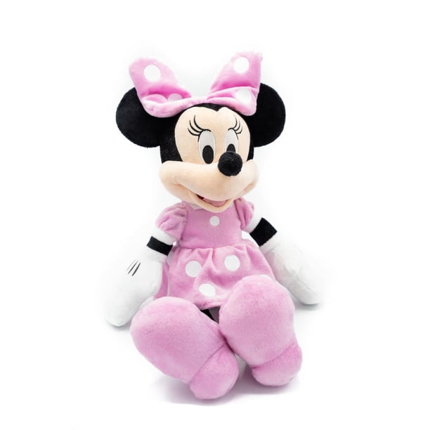 Disney Mickey Mouse Clubhouse Minnie Mouse Plush Pink Polka Dot Dress Walmart Com Walmart Com