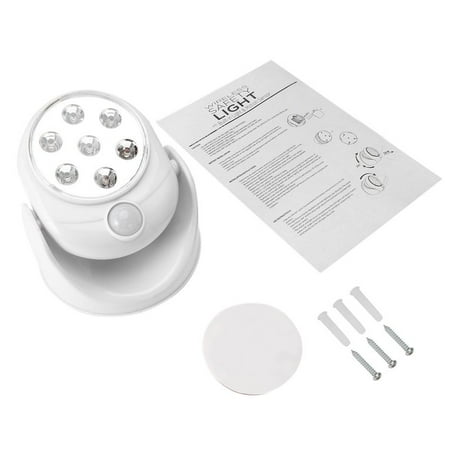 6v 7led Cordless Motion Activated Sensor Light Bulb 360 Degree 6v 7led Cordless Motion Activated Sensor Light Bulb 360 Degree Rotation Wall Lights White Porch
