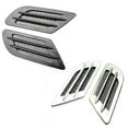 thumbnail image 3 of Deyuer Car Side Air Flow Vent Hole Cover Fender Intake Grille Duct Decoration Sticker,Silver, 3 of 7