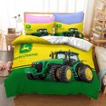 thumbnail image 1 of 3D Digital Printing Cool Tractor Series Bedding Three-Piece Set TLJ15 150*200, 1 of 2