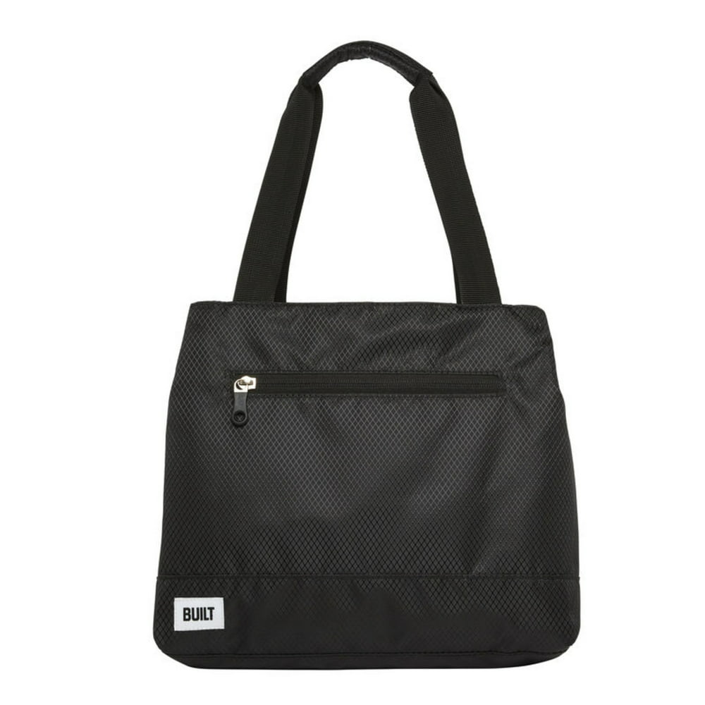 Built Catskill Reusable Insulated Polyester Lunch Bag/Tote in Black ...