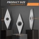 thumbnail image 3 of 12PCS Carbide Lathe Tools. Carbide Tips. Hand Held Wood Turning Tools Assortment Set, 3 of 5