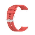 thumbnail image 1 of 20mm Universal Silver Buckle Silicone Watch Strap Compatible Design Stylish & Durable, 1 of 3