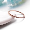 thumbnail image 6 of Metaljc Stainless Steel Twisted Tension Rings for Men and Women - Twist Ring Jewelry, 6 of 7