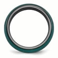 thumbnail image 2 of Edward Mirell Black Ti Domed Anodized Teal 6mm Band, 2 of 6