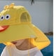thumbnail image 1 of Sombrero de verano para niños, sombrero encantador de ala grande con protección solar, sombrero de pescador para bebé, niño y niña, tamaño libre amarillo, 1 of 3