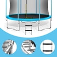 thumbnail image 3 of 8/10FT Trampoline for Kids, Round Outdoor Recreational Trampoline with Safety Enclosure Net, Basketball Hoop and Ladder, Baby Trampoline Toys for Boy and Girl, 3 of 7