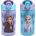 thumbnail image 1 of Juego de botellas de agua para niños Zak Designs Disney Frozen 2 Elsa & Anna 16 onzas, 1 of 8