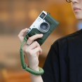 thumbnail image 1 of QHUDLV for Fuji X Half Leather Protective Cover, for X-Half Camera Bag Handle Leather Case Base Wrist Strap Shoulder Strap,Retro * Leather Camera Protective, 1 of 8