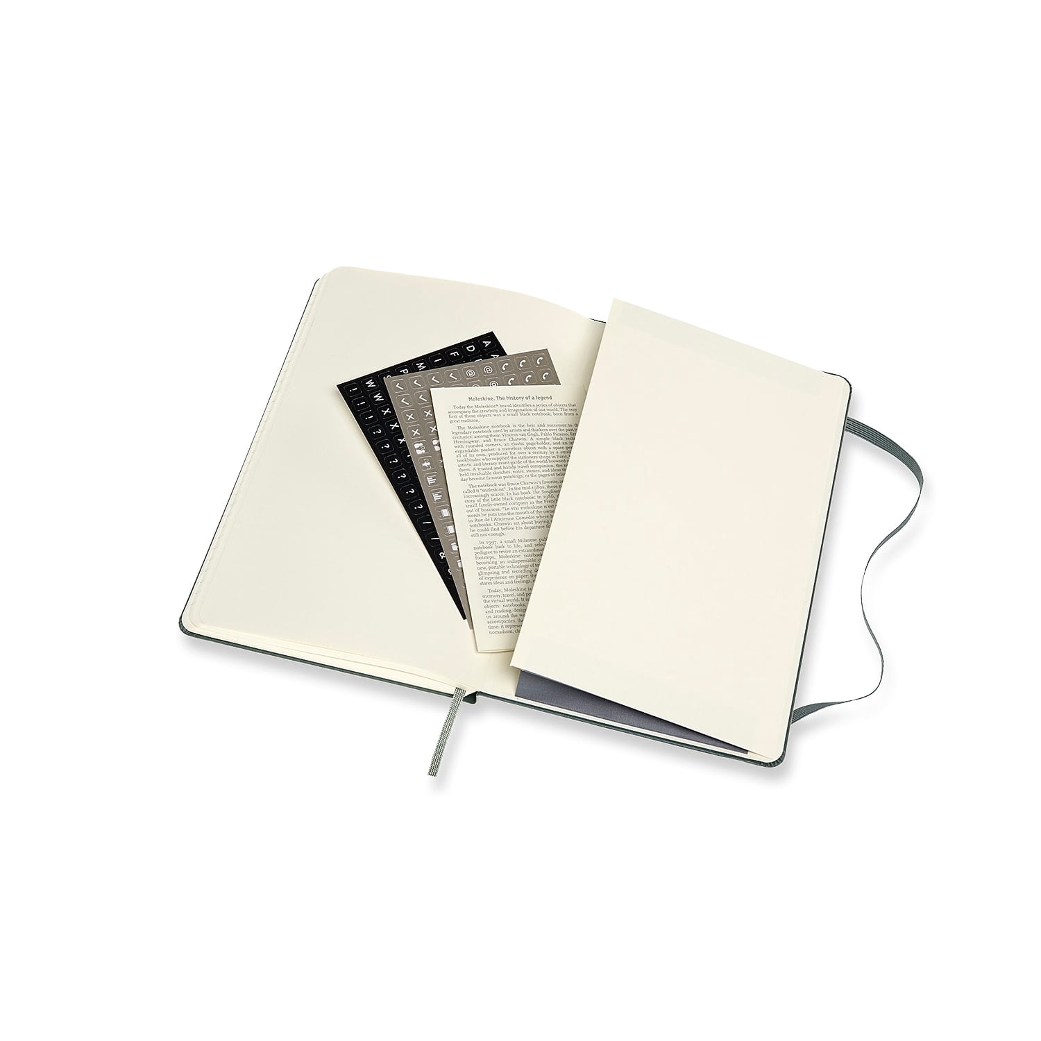 MOLESKINE PROFESSIONAL NOTEBOOK LARGE FOREST GREEN