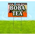 thumbnail image 1 of Boba Tea (18" x 24") Yard Sign, Includes Metal Step Stake, 1 of 6