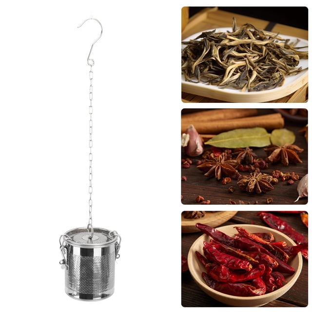 Stainless Steel Spice Infuser Spice Ball Tea Strainer Seasoning Infuser For Soups Porridge Kitchen Restaurants