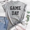 thumbnail image 2 of Game Day T-shirt, Unisex Women's Men's Shirt, Sports Fan Shirt, Football Baseball Shirt, Basketball Shirt, Heather Gray, Large, 2 of 6
