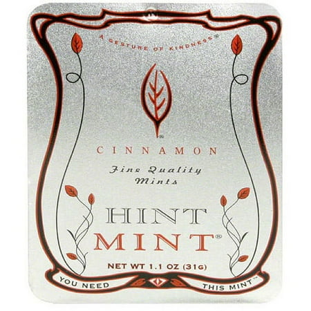 Hint Mint Cinnamon Mints, 1.1 oz, 12 oz